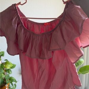 Women's Off-Shoulder Ruffle Top